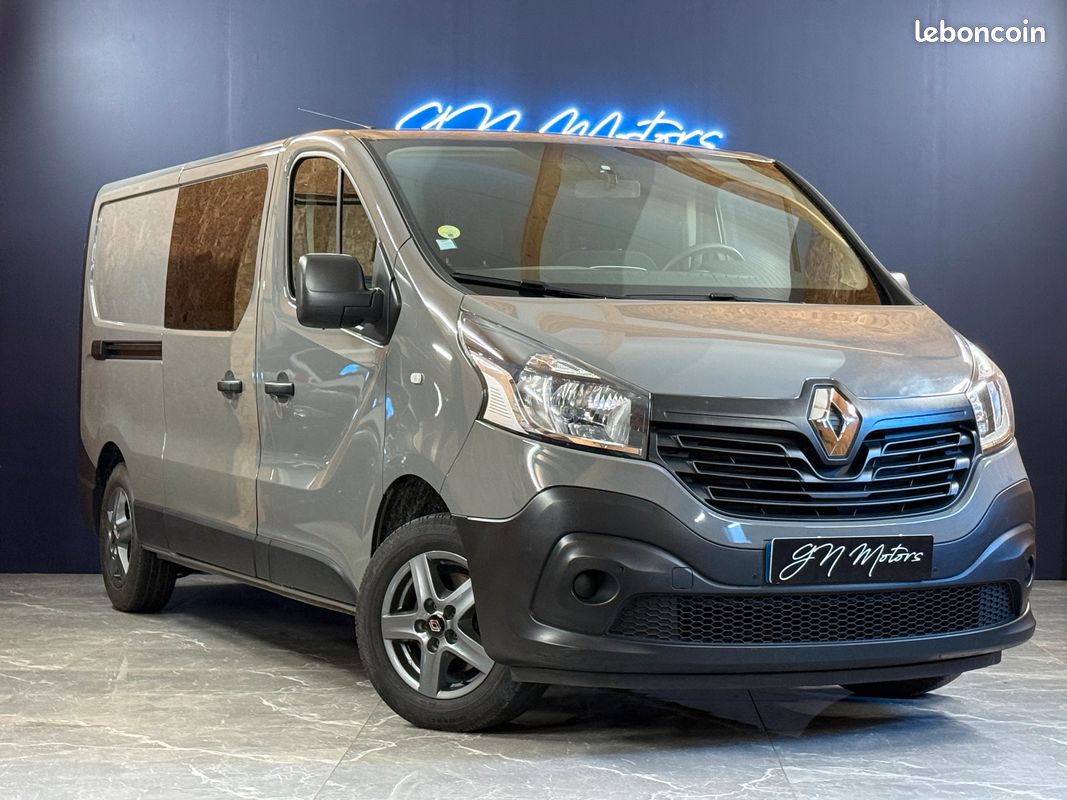 Renault trafic iii cabine grand confort 1200 energy dci 125 e6 – van aménagé – suivi complet – garantie 12 mois