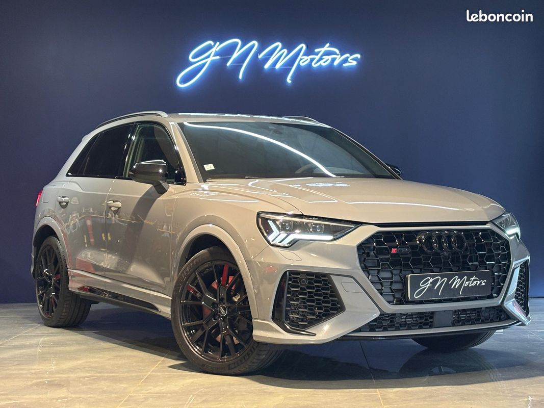 Audi RS Q3 (2) 2.5 TFSI 400 S Tronic 7 – Nardo Grey – Full Suivi AUDI – Garantie 12 mois –