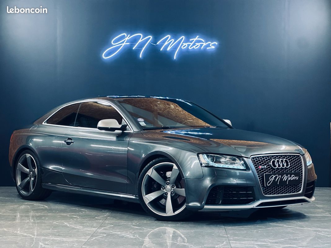 Audi rs5 (2) coupe 4.2 v8 fsi 450 quatro s tronic 7 – française – carnet complet – garantie 12 mois