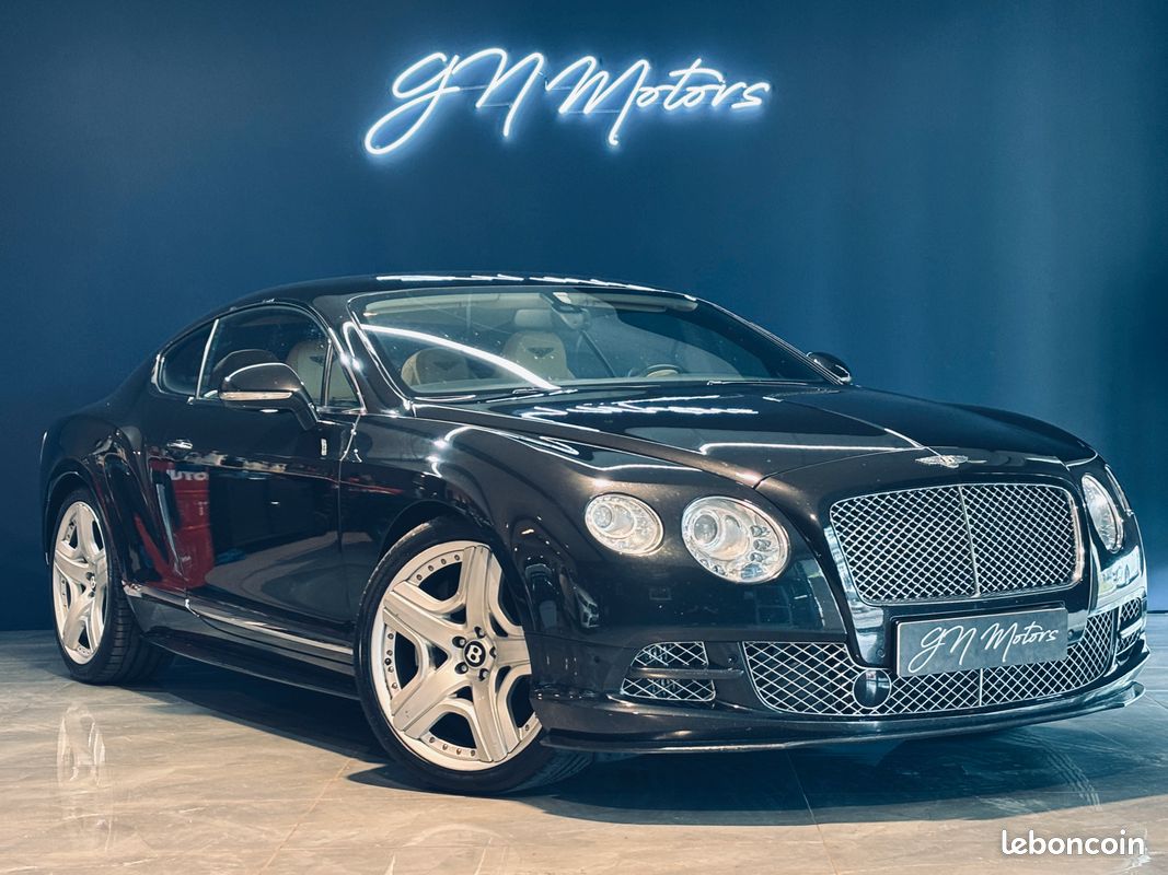 Bentley continental 2 gt coupe 6.0 w12 575 bi-turbo serie 2 flexfuel – pack mulliner – garantie 12 mois –