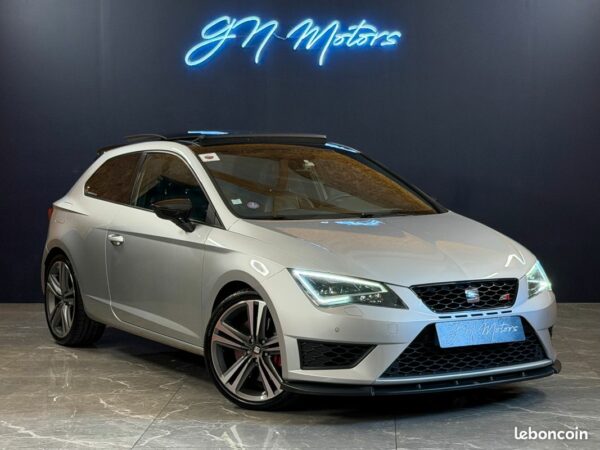 Seat leon sc 2.0 tsi 280 cupra start-stop – suivi complet – garantie 12 mois
