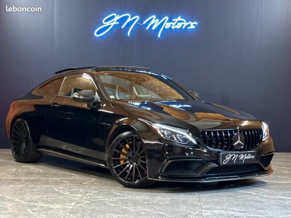 Mercedes Classe C Coupé 63 AMG S 510ch – Garantie 12 mois – TO – Burmester – Très bel état