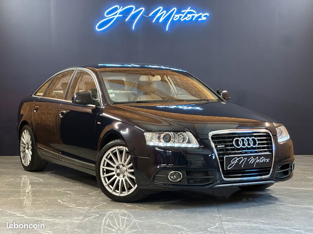 Audi A6 3.0 V6 TDI 240ch DPF S line Plus Quattro Tiptronic – 2e main Française – Entretien Audi complet
