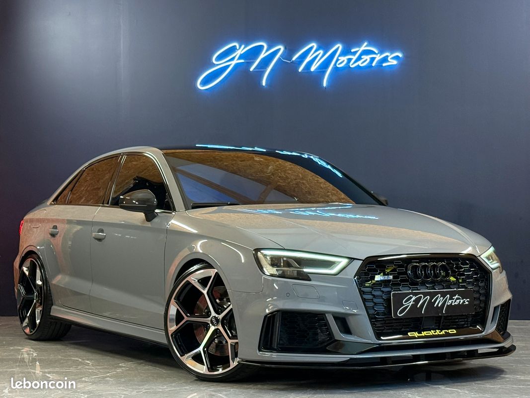 Audi rs3 8v2 berline 2.5 tfsi 400 quattro s tronic 7 – etat concours – garantie 12 mois