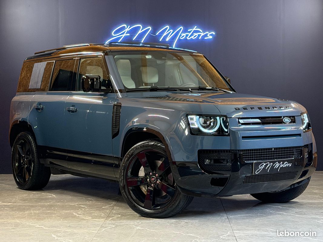 LAND ROVER DEFENDER IV 110 P300E PHEV X-DYNAMIC HSE BVA8 – 6 PLACES – Peinture métallisée Tasman Blue