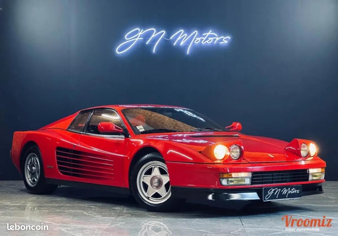 Ferrari Testarossa – Entretien à jour Historique complet et limpide