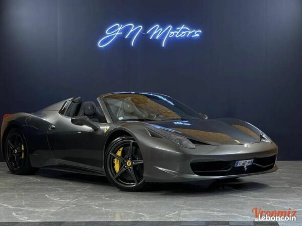 Ferrari 458 Italia SPIDER 4.5 570 DCT – SUIVI FERRARI GARANTIE POWER