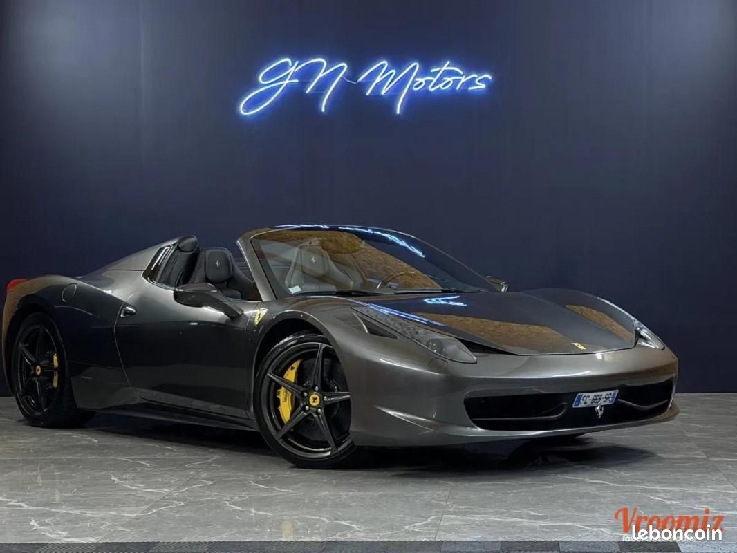 Ferrari 458 Italia SPIDER 4.5 570 DCT – SUIVI FERRARI GARANTIE POWER