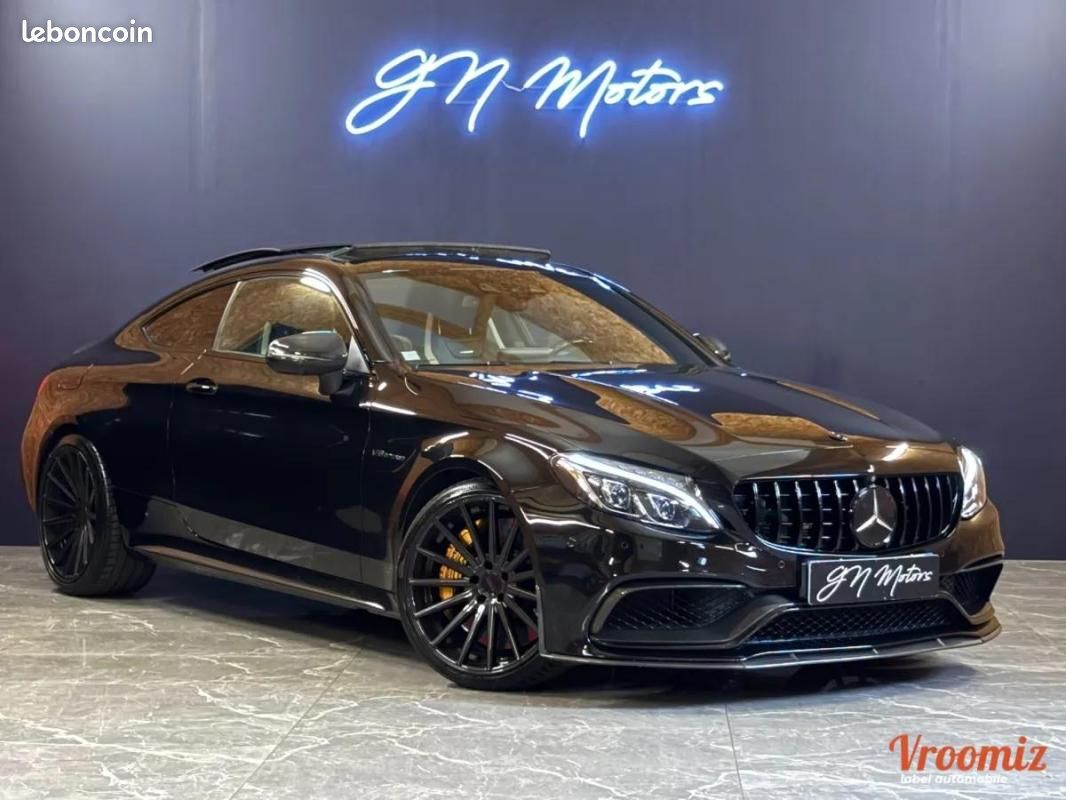 Mercedes Classe C Coupé 63 AMG S 510ch – Garantie 12 mois TO Burmester Très bel état