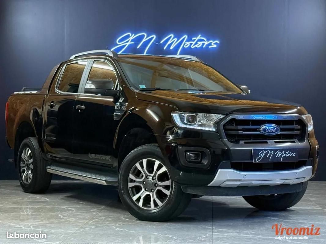 Ford Ranger 3 WILDTRAK DOUBLE CABINE 2.0 ECOBLUE BI-TURBO 213 S&S BVA10 4X4 – GARANTIE 12 MOIS